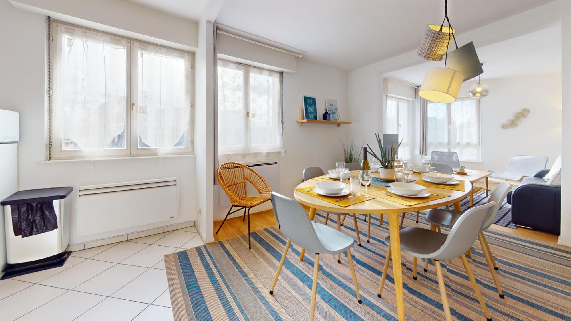 Elegance, Appartement 6 Pers 1 Parking Colmar Luaran gambar