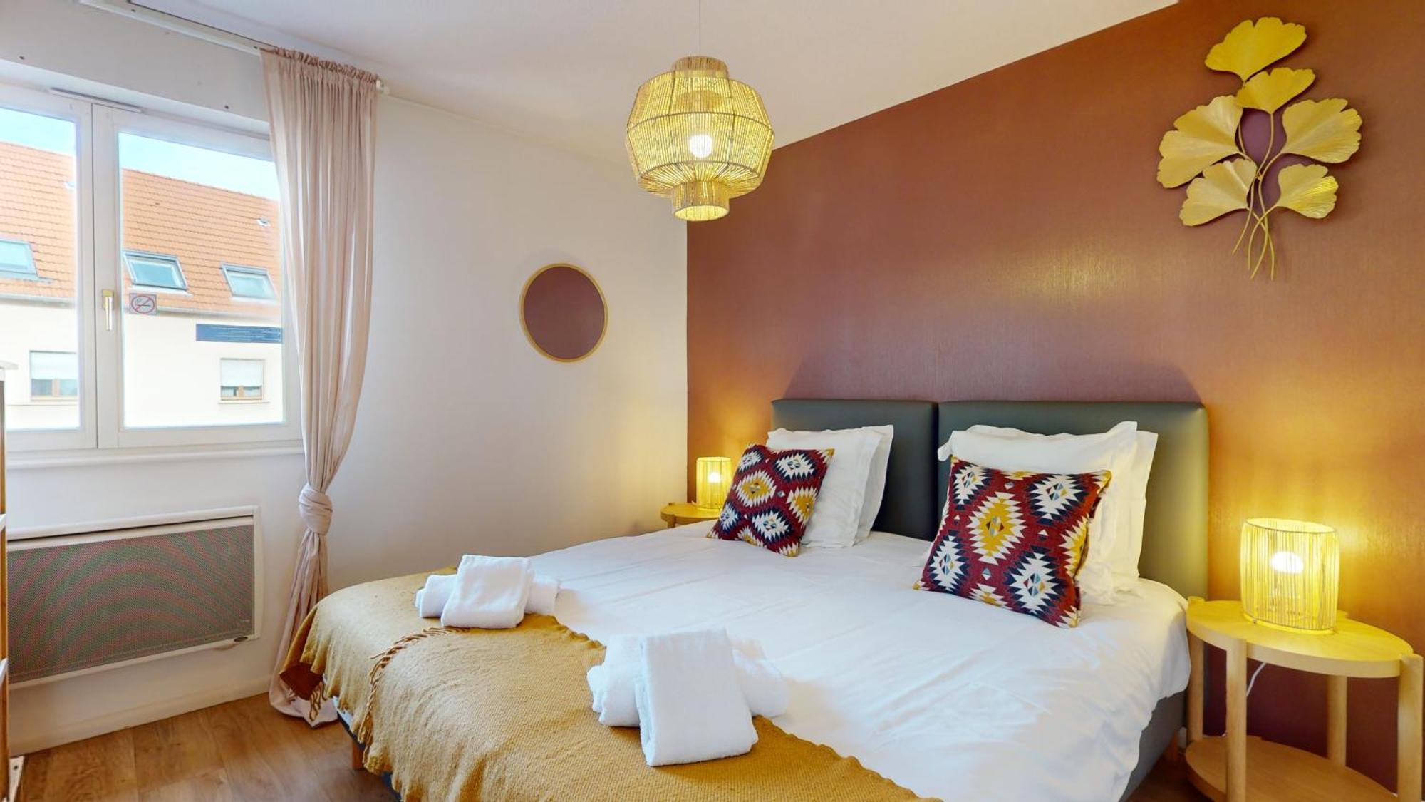Elegance, Appartement 6 Pers 1 Parking Colmar Luaran gambar