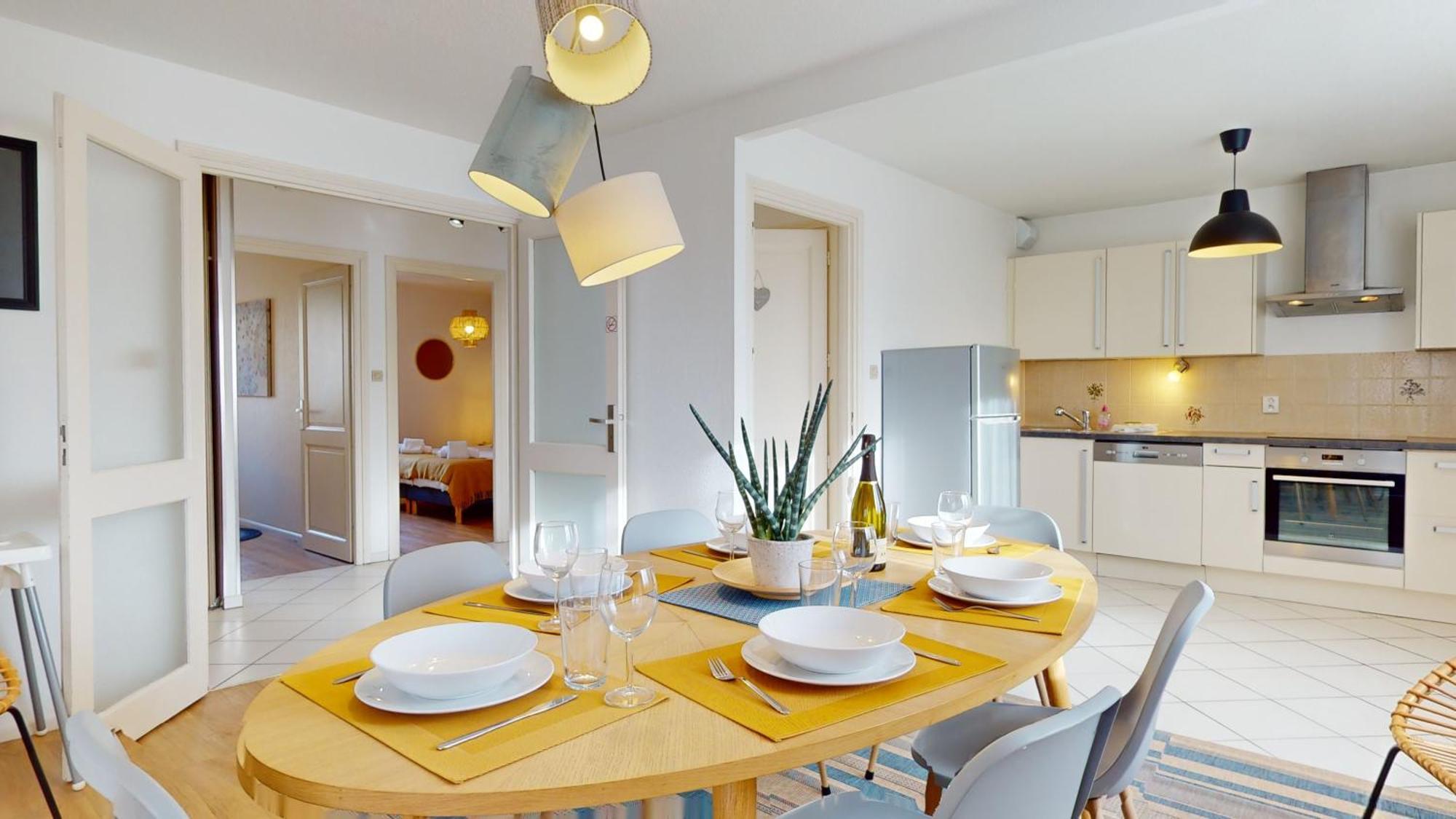 Elegance, Appartement 6 Pers 1 Parking Colmar Luaran gambar